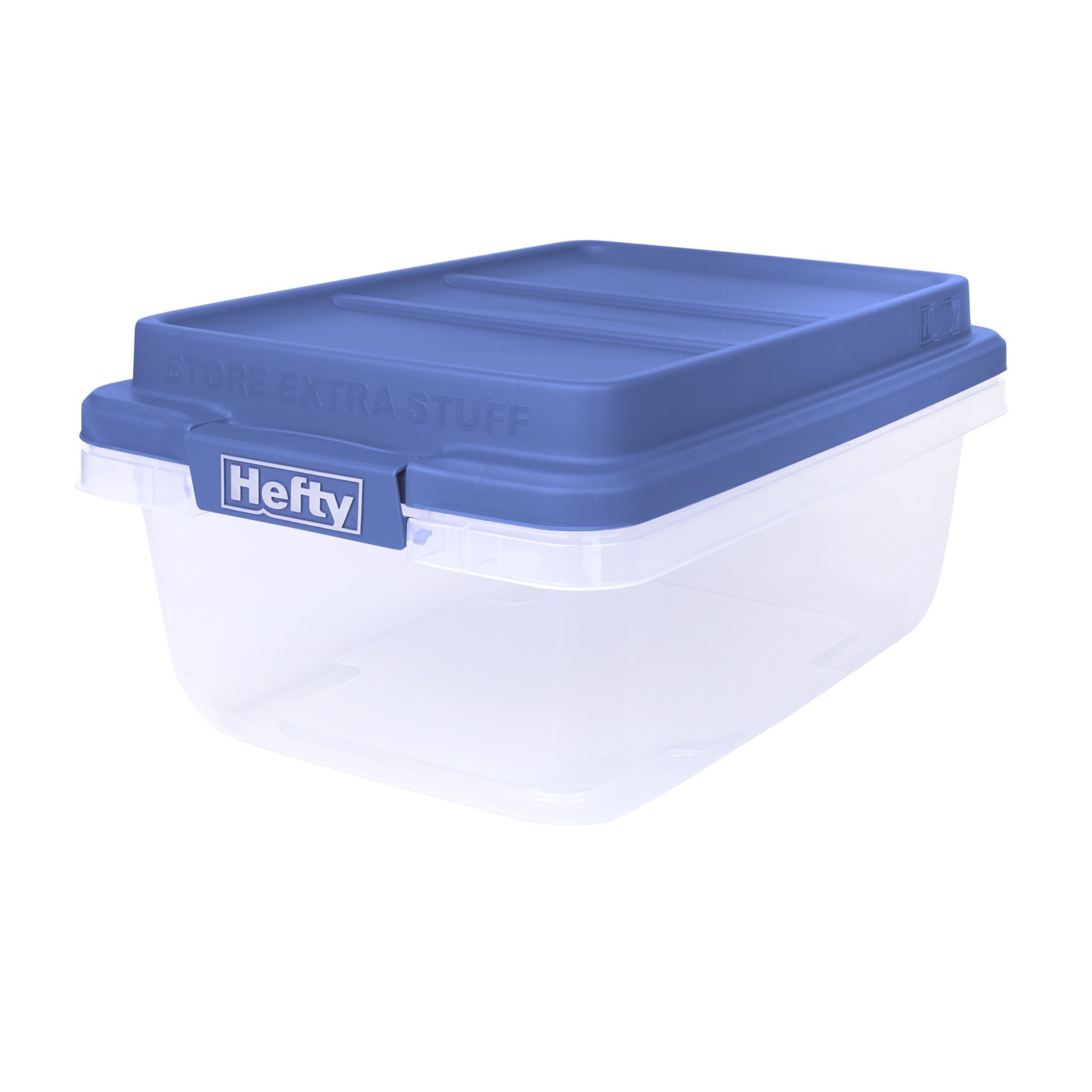 HI-RISE 18 Quart Small Latching Storage Bin Clear Plastic Storage Container NEW