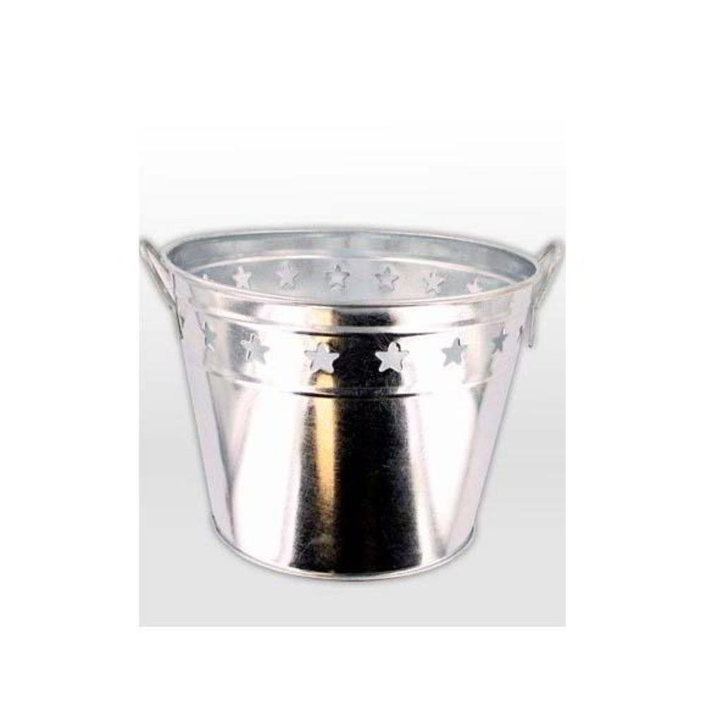 OA235 Tin Bucket with Stars Art and Craft Product