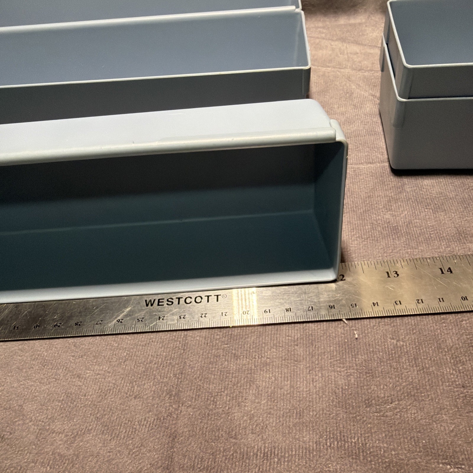 Rubbermaid Blue Interlocking Drawer Organizers No # 2912 & 2910