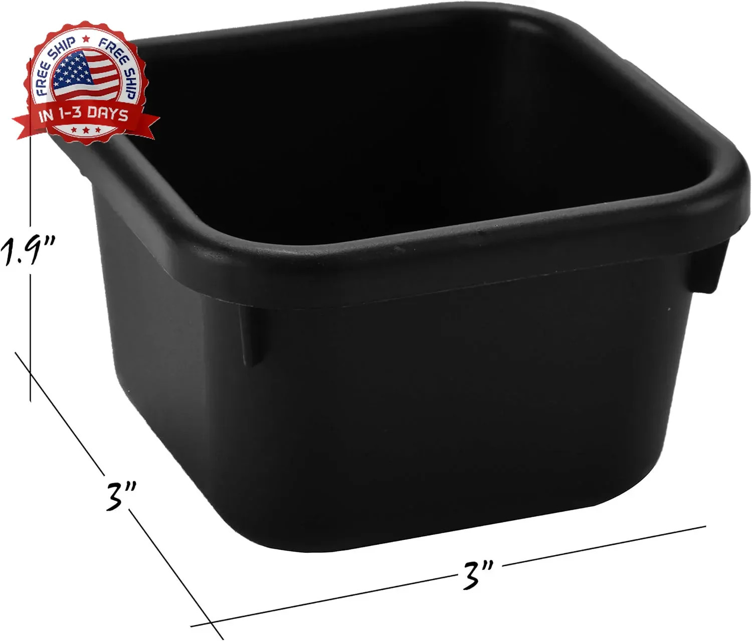 Masirs Interlocking Drawer Organizer Bins, Durable Plastic, Various Sizes for Cu