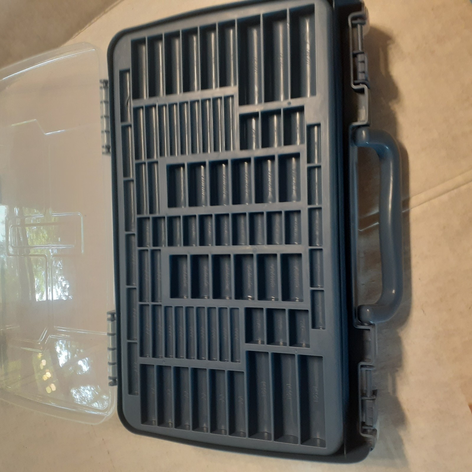 New Portable Battery Organizer Double Sides With Tester