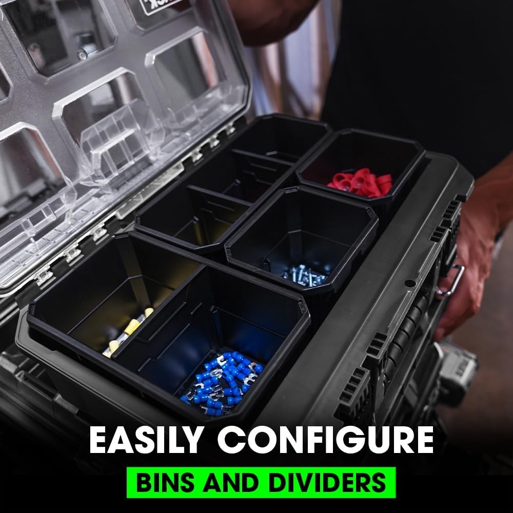 Compact Storage Organizer Box – FLEX STACK PACK System for Efficient Space Savin