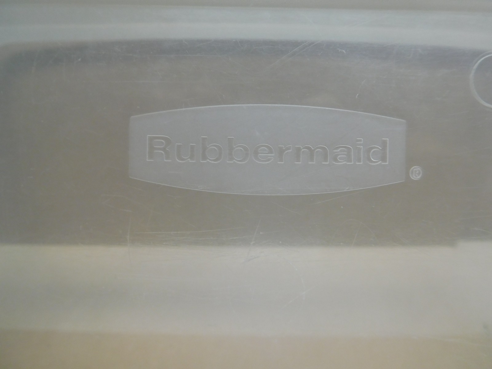 (Lot of 2) Rubbermaid Clever Store 6.5 Qt Rectangular Storage Containers — 2008