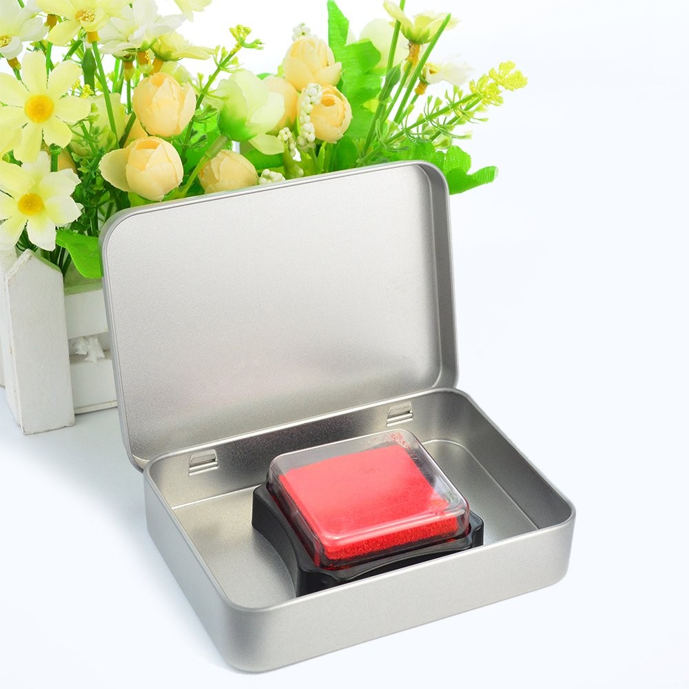 Wobe 12pcs Metal Rectangular 4.5 inches x 3.3 x 0.9 inches, Silver