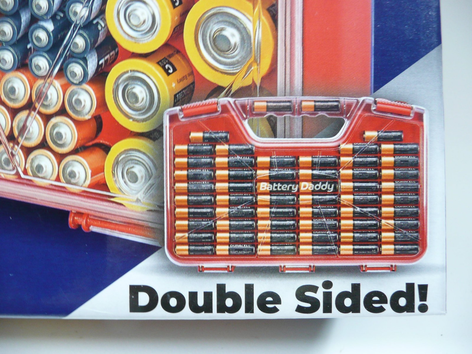 Battery Daddy Storage System Caddy Organizer With Battery Tester Seen On TV 180