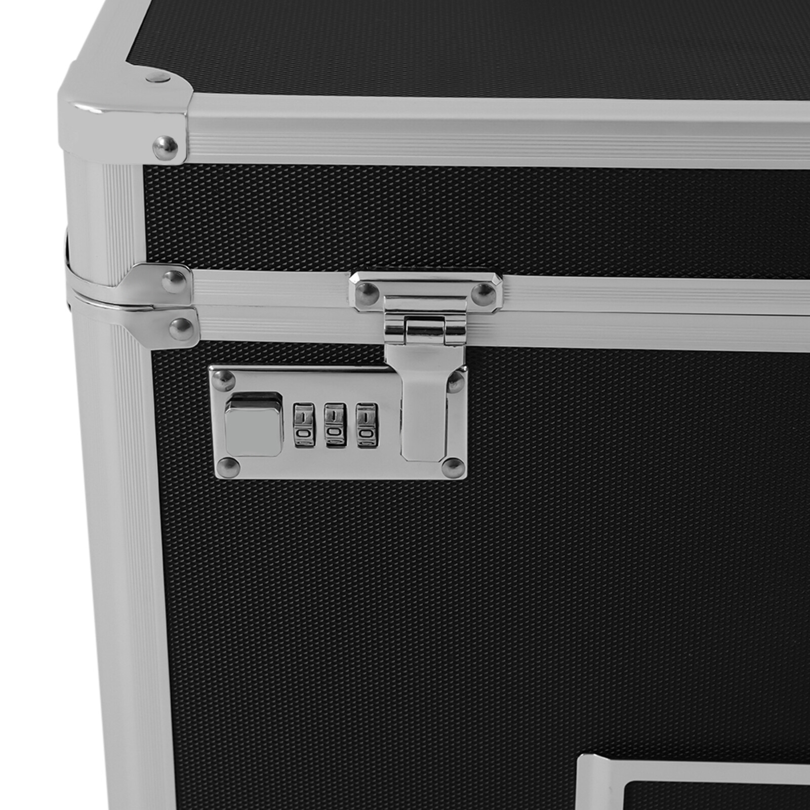 Vinyl Record Holder Storage Vintage Case Carrying Locking 50 Album Organizer NEW