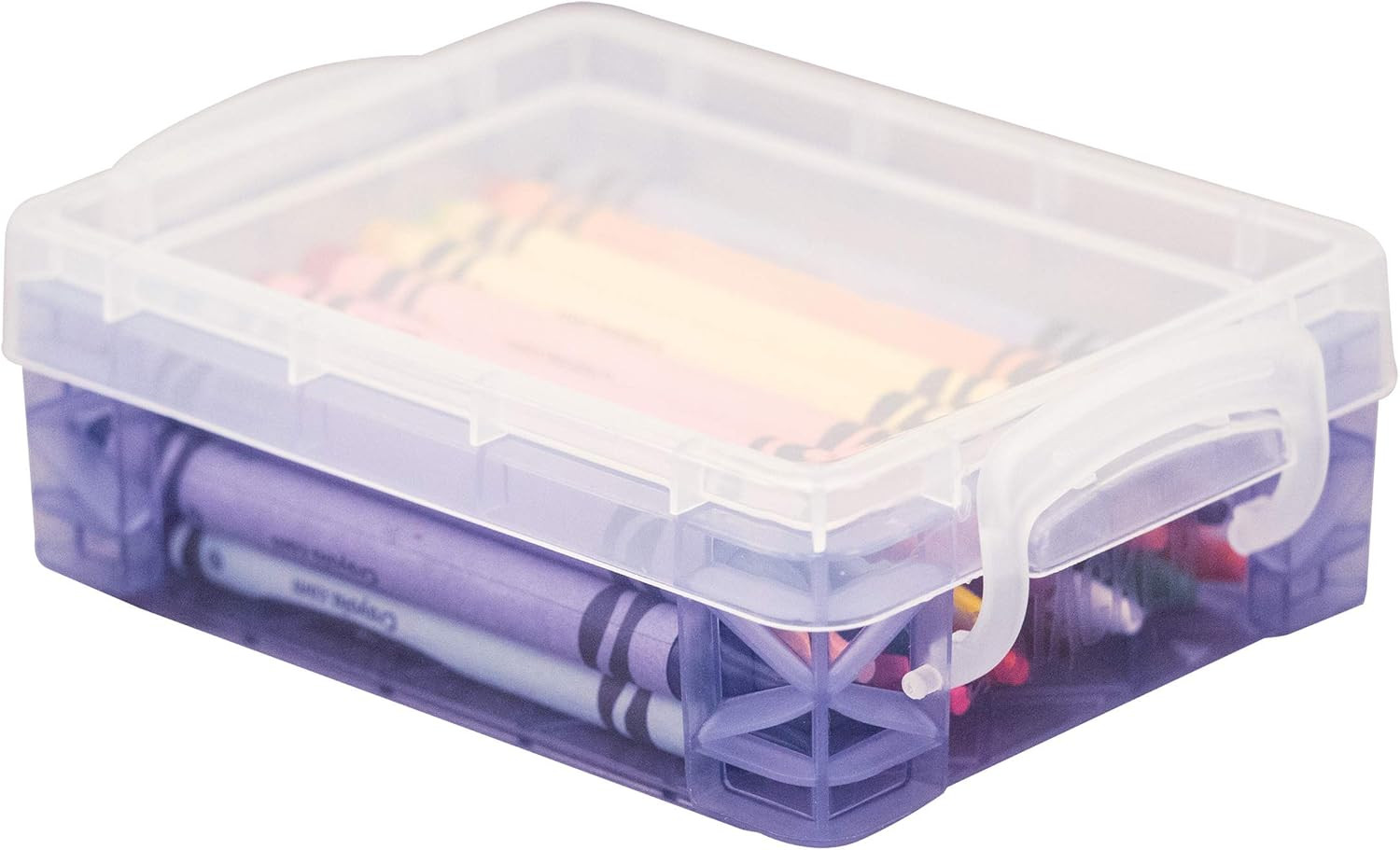 Super Stacker Plastic Crayon Box, Stackable Crayon Organizer, Crayon Holder Case