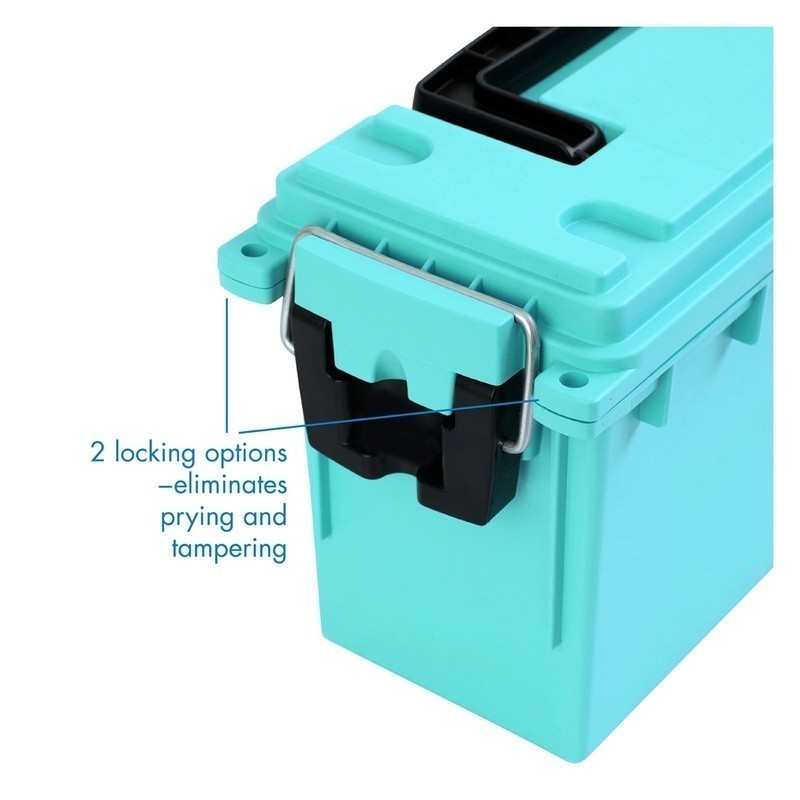 Stackable Craft Storage Box Water Resistant Dust Proof W/ Secure Locking System