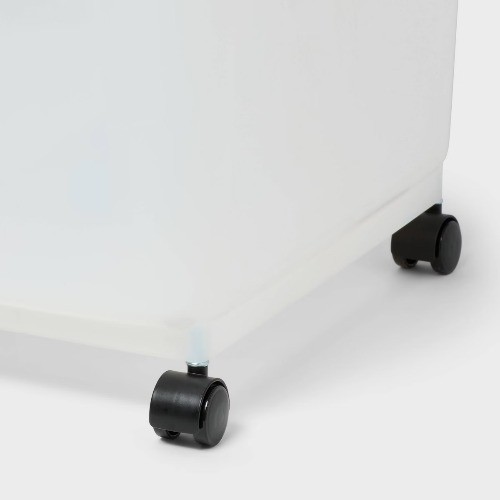 55qt Weather Resistant Rolling Storage Bin with Scoop – Brightroom