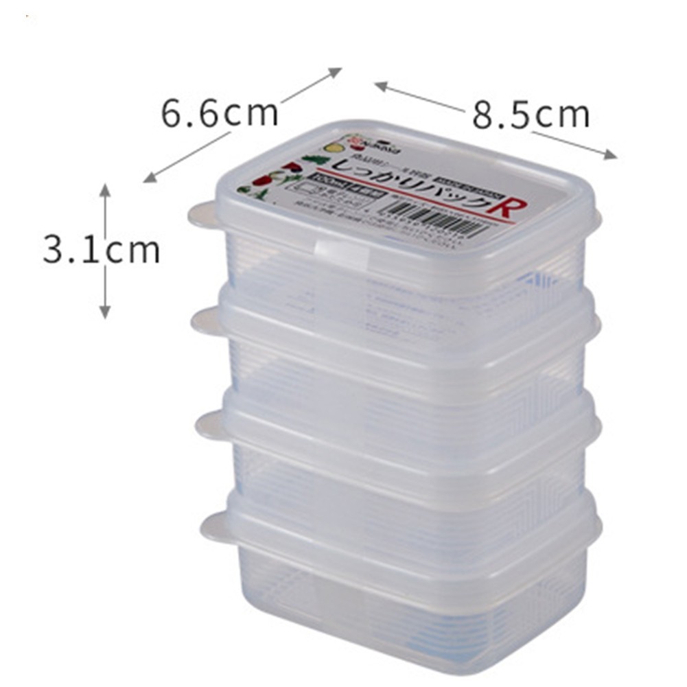 70100ML Small Round Deli Soup Plastic Container Lid Juice Storage Bundle (4pcs)