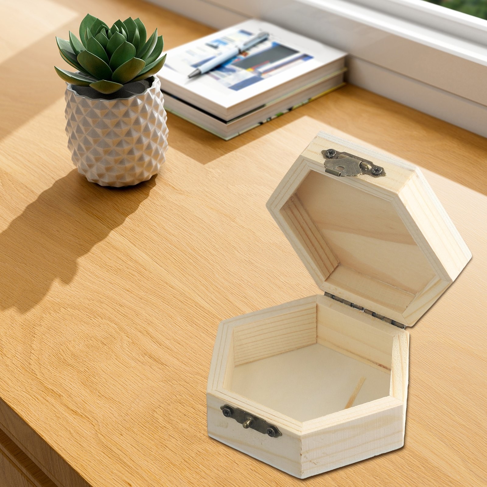 Holder Storage Box Wooden Box Christmas Toys DIY Toys Decoration Gifts Wood