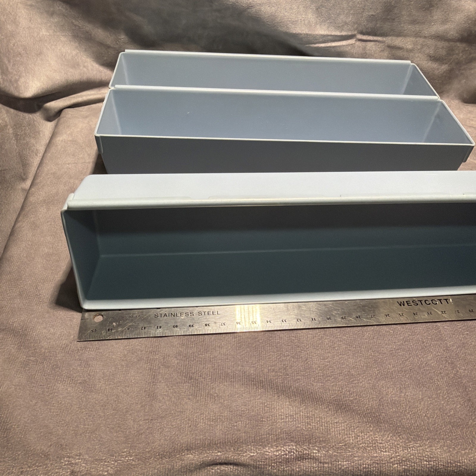 Rubbermaid Blue Interlocking Drawer Organizers No # 2912 & 2910