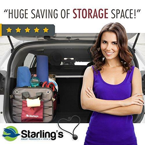 Starling&rsquo;s Car Trunk Organizer – Durable Storage SUV Cargo Organizer Adjustable,