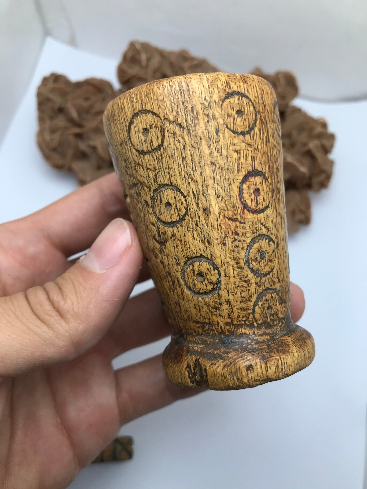 berber kohl paire Old Kajal Kohl Wood Bottle Berber Morocco