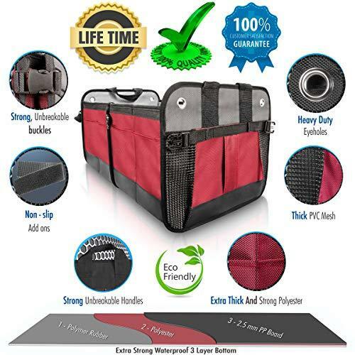 Starling&rsquo;s Car Trunk Organizer – Durable Storage SUV Cargo Organizer Adjustable,