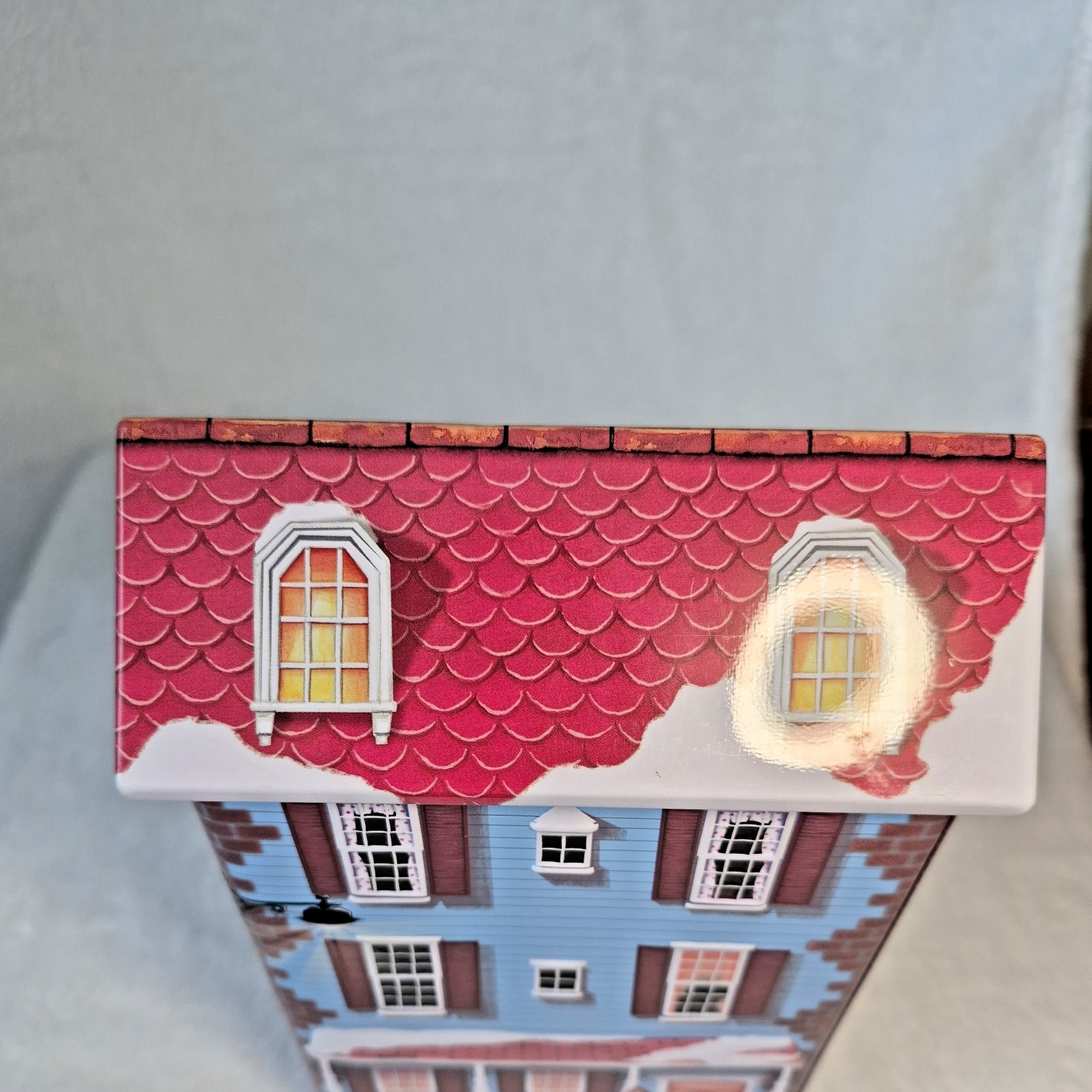 Harry London Chocolate Shop Tin Box – 8 in Collectible Christmas Village – Mint