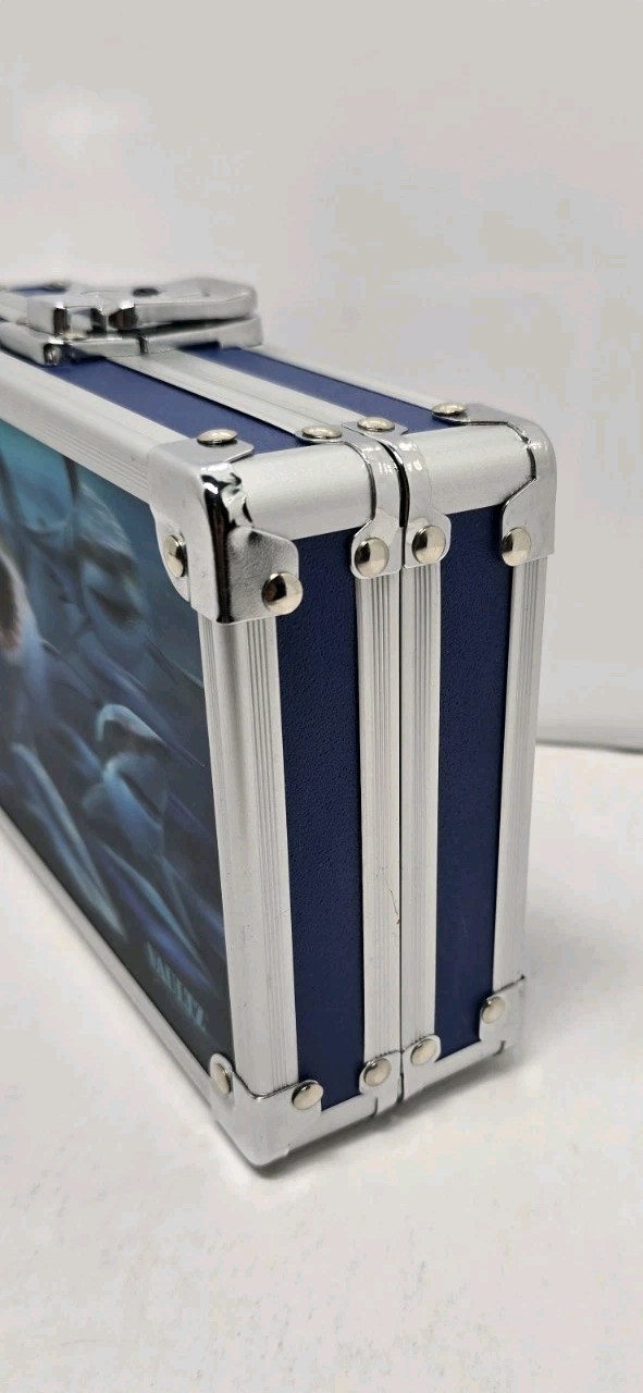 Vaultz Shark Lockbox with Key 8.25×5.5 Security Box Lock Box Pencil Case