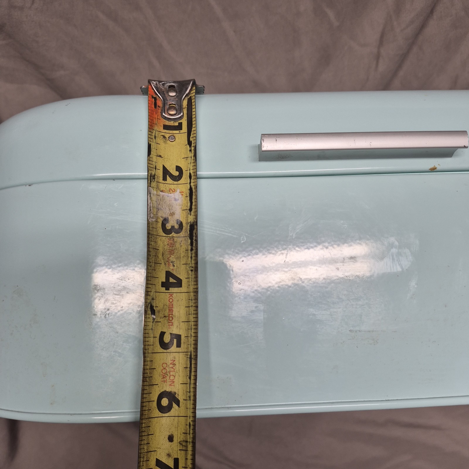 Metal Tin Turquoise, Hobby Lobby, 17x8x6 Inches