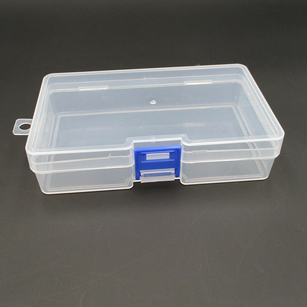 Plastic Clear Transparent Case Storage Box Collection Organizer Display Portable