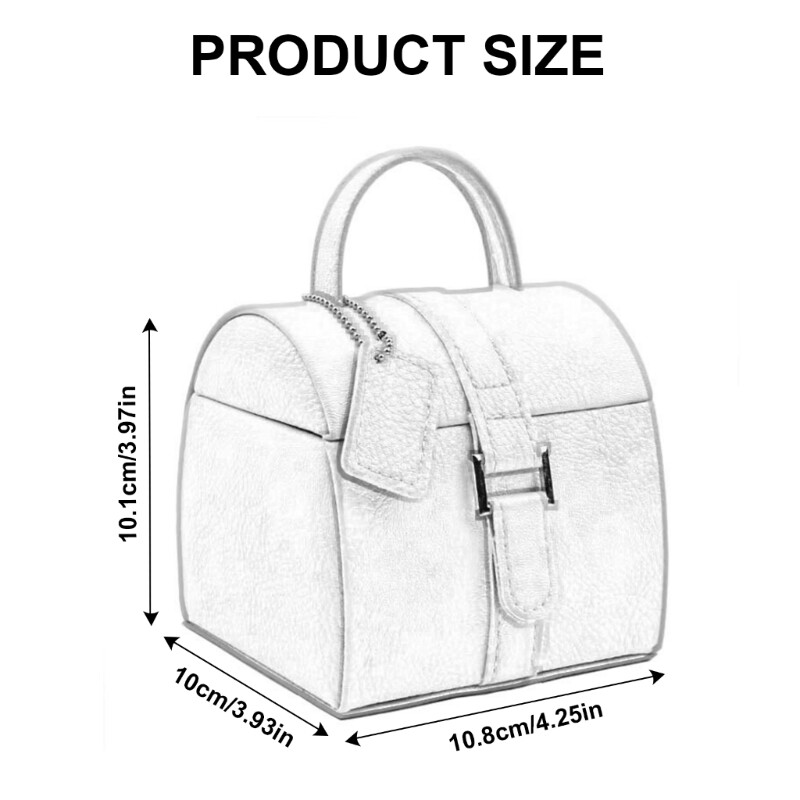 Portable Compact Travel Jewelry Case Portable Storage for Accessories