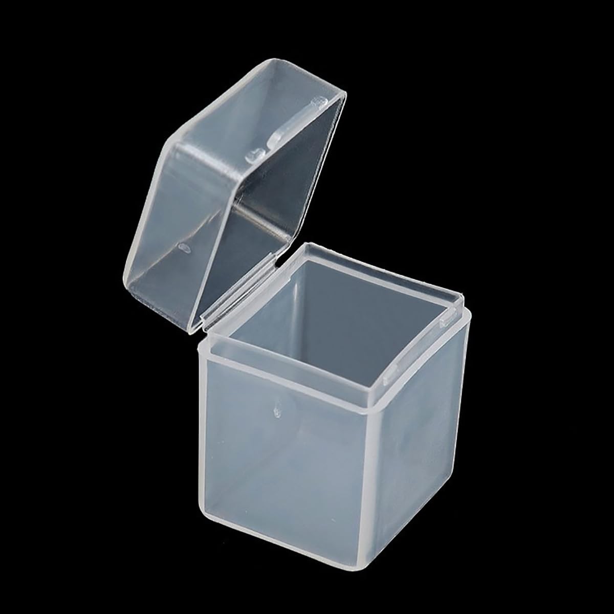 12 Pcs Square Bead Organizers (0.98 x 0.95 x 1.38 Inch) – Clear Plastic Beads…