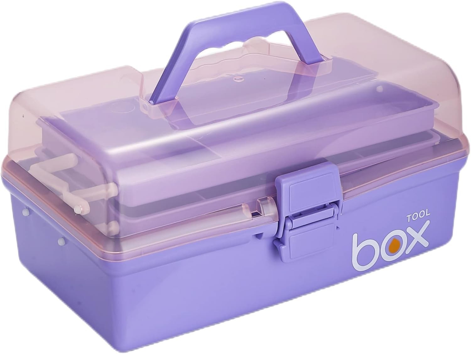 12 » Three-Layer Clear Plastic Storage Box/Tool Box, Multipurpose Organizer a…