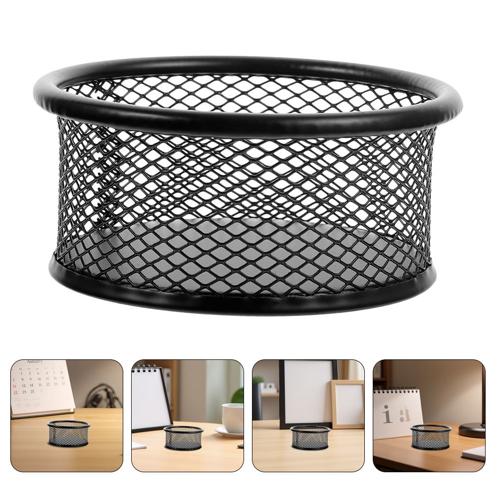 10 Pcs Clip Storage Box Sundries Holders Iron Paper Clips Container for