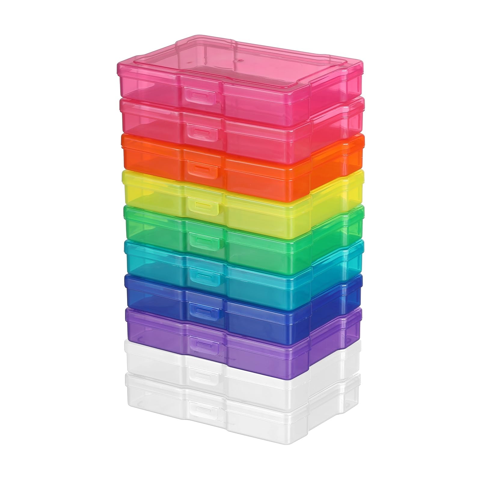 10 Pack 4×6 Inch Photo Storage Boxes Photo Organizer Cases Picture Storage