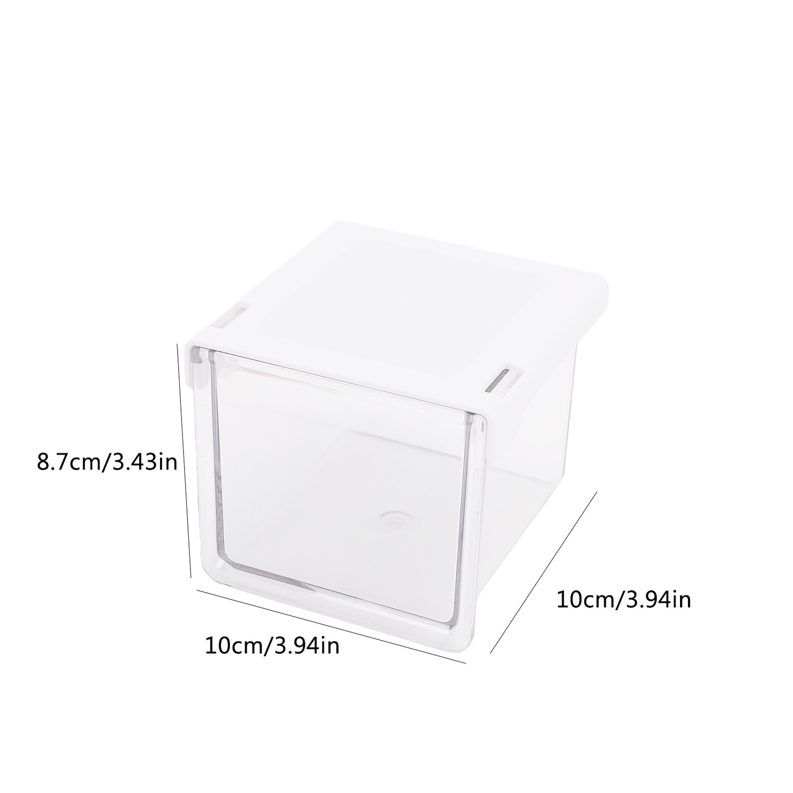 Small Clear Storage Box Under Mirror Cabinet High Transparency PET Drawer O SXXC