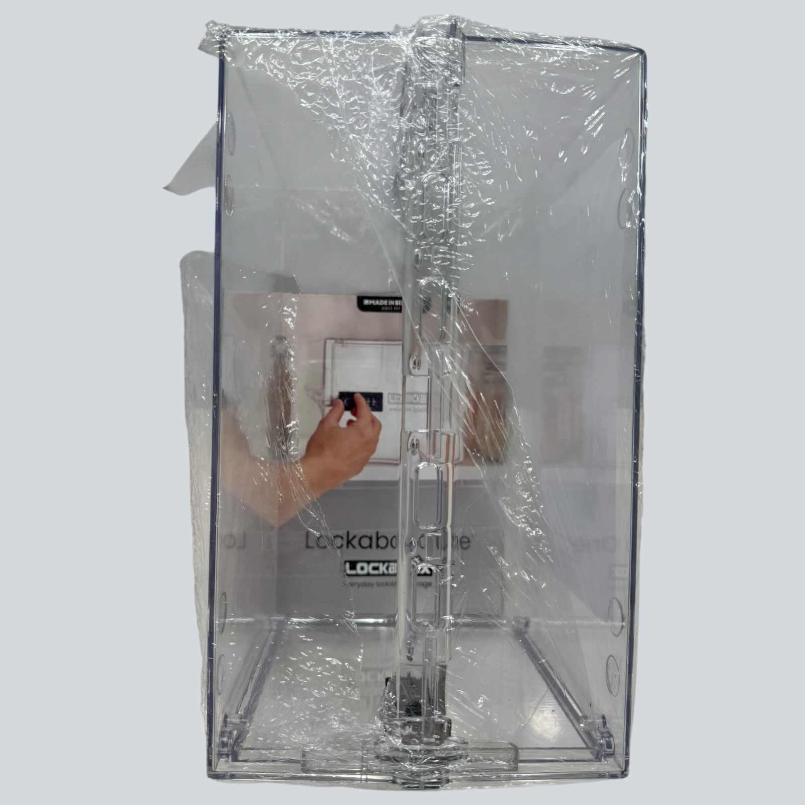 Lockabox One™ Crystal Lockable Storage 11.25×7.75×6.5 in BRAND NEW