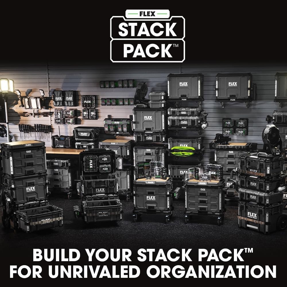 Compact Storage Organizer Box – FLEX STACK PACK System for Efficient Space Savin