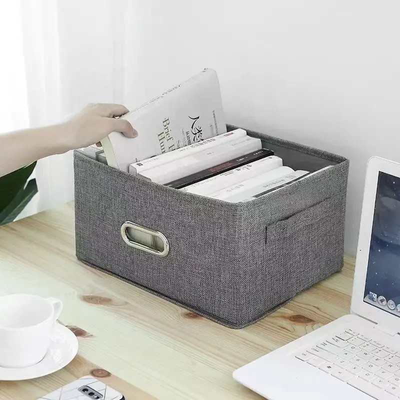 Fabric Storage Box Foldable Garment Socks Underwear Toy Washable Organizer