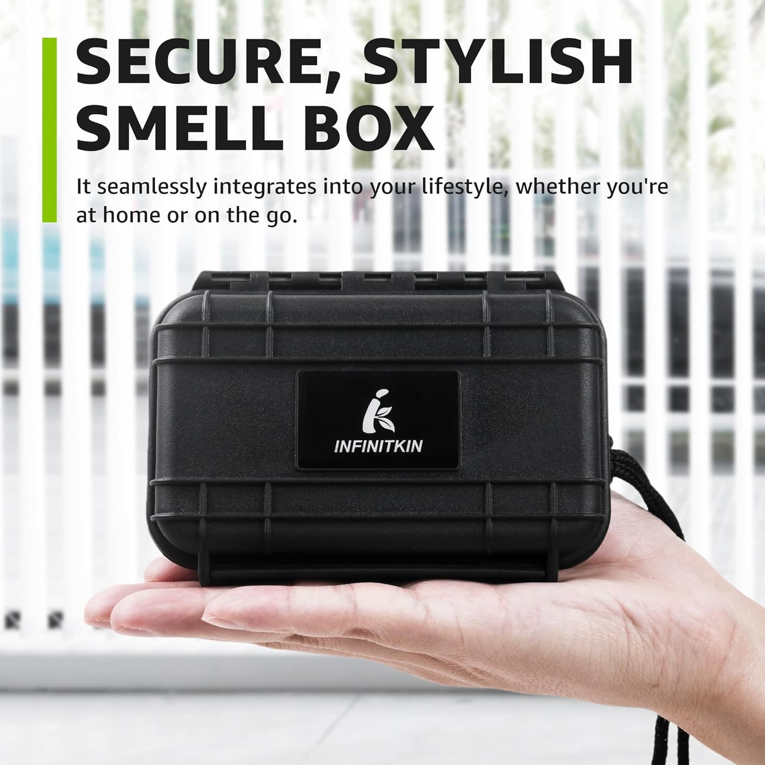 Smell Proof Storage Box & Pre Roll Case – Airtight, Waterproof, Portable for Tra
