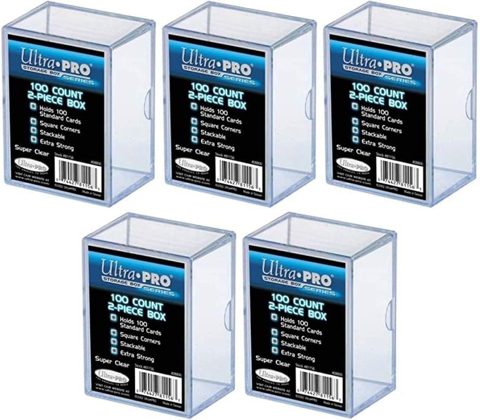Effortless Organization with Stackable 2-Piece Clear Storage Boxes – 100 Count